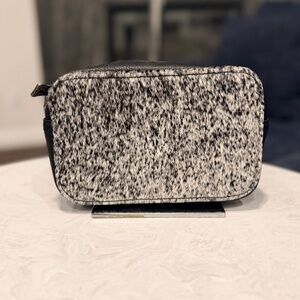 Trinity Ranch Genuine Hair-On Cowhide Belt Bag - Black (A)